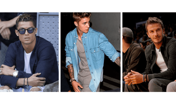TOP TRENDY BRACELET STYLES WORN BY MALE CELEBRITIES by Roano Collection